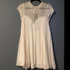 Urban outfitters short sleeve lace swing dress